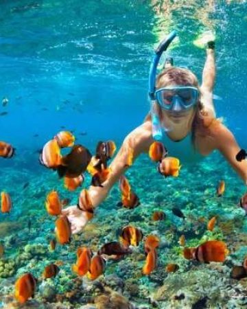 Snorkeling Rs.1000 Complimentary for all packages